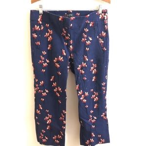 LOFT Cropped Floral Pants